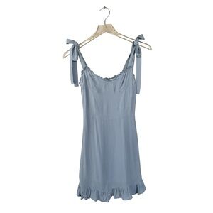 Reformation Light Blue Mini Dress Size 6